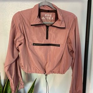 Women’s Cropped Half-Zip Wind Breaker